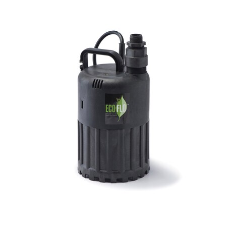 Eco-Flo ECO-FLO SUP Series 1/3 HP 2880 gph Thermoplastic Switchless Switch Submersible Utility Pump SUP56